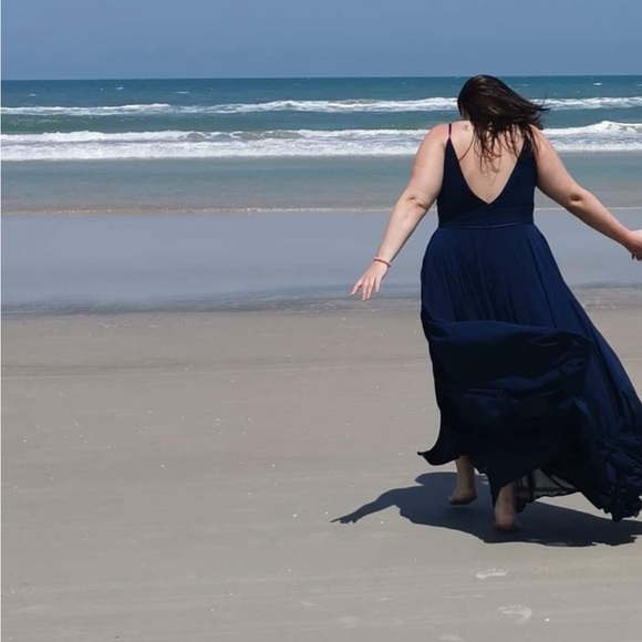 Kanali K bridesmaid dress in Navy blue, size 18 - Picture 4 of 4